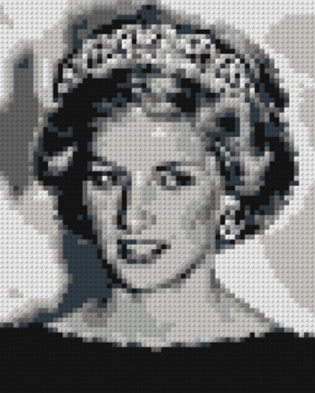 【J17732】DIANA A PORTRAIT Portrait of Princess DIANA – Bartjabrick