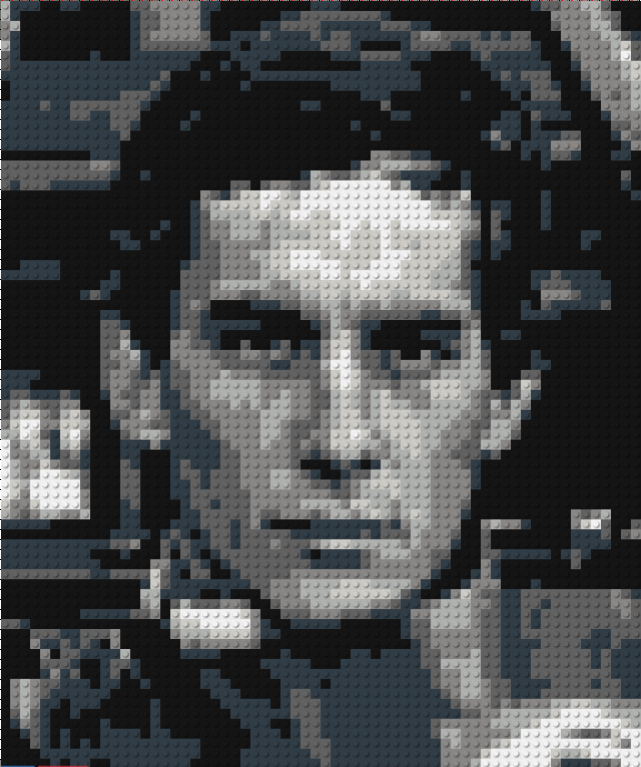 PORTRAIT LEGO Ayrton SENNA