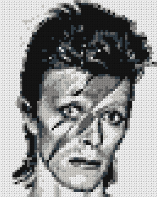 Portrait LEGO David BOWIE