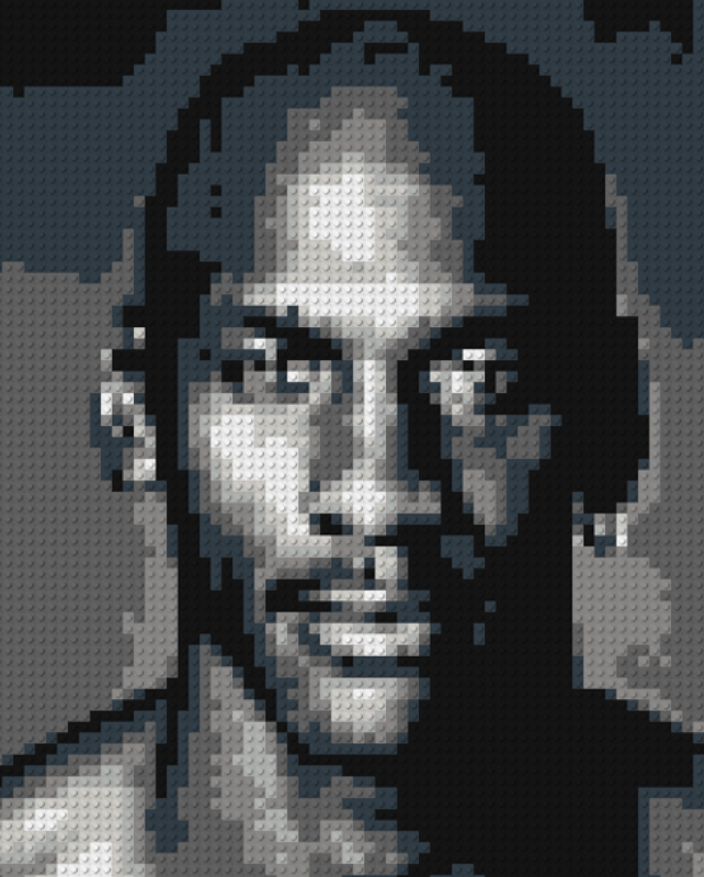 Portrait LEGO Michael JORDAN