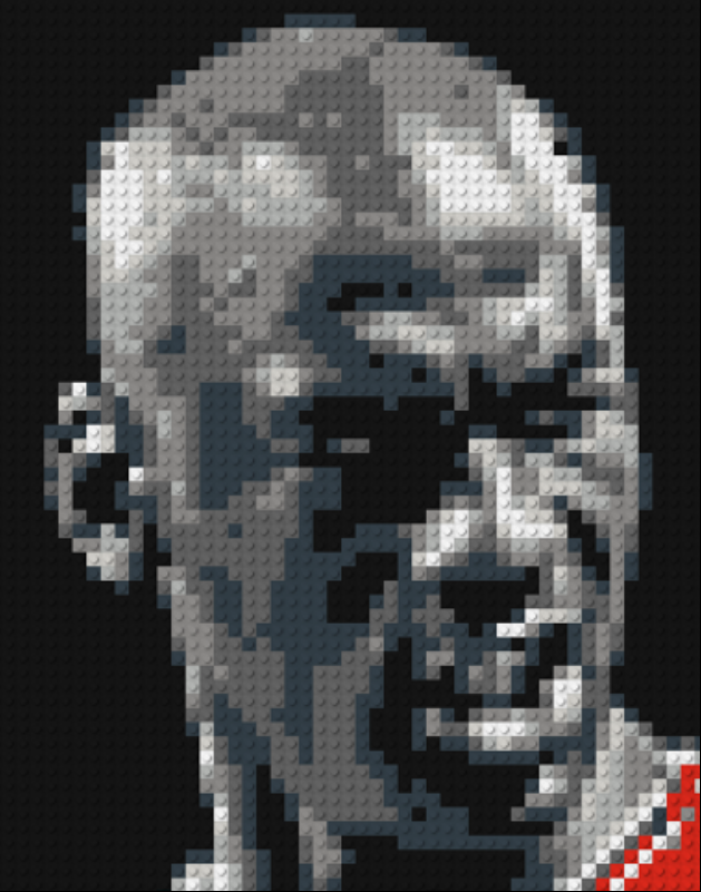 Portrait LEGO Michael JORDAN