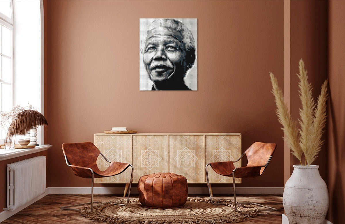 Portrait LEGO Nelson MANDELA