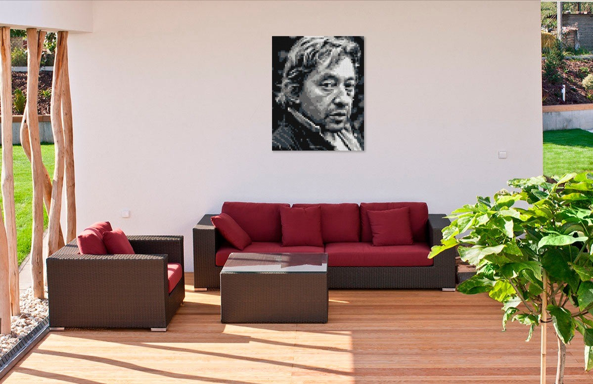 Portrait LEGO Serge GAINSBOURG